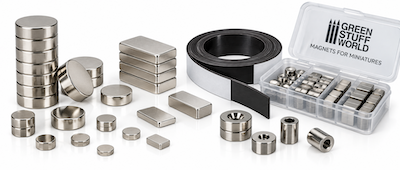 Neodymové magnety pro magnetizaci miniatur a modelů